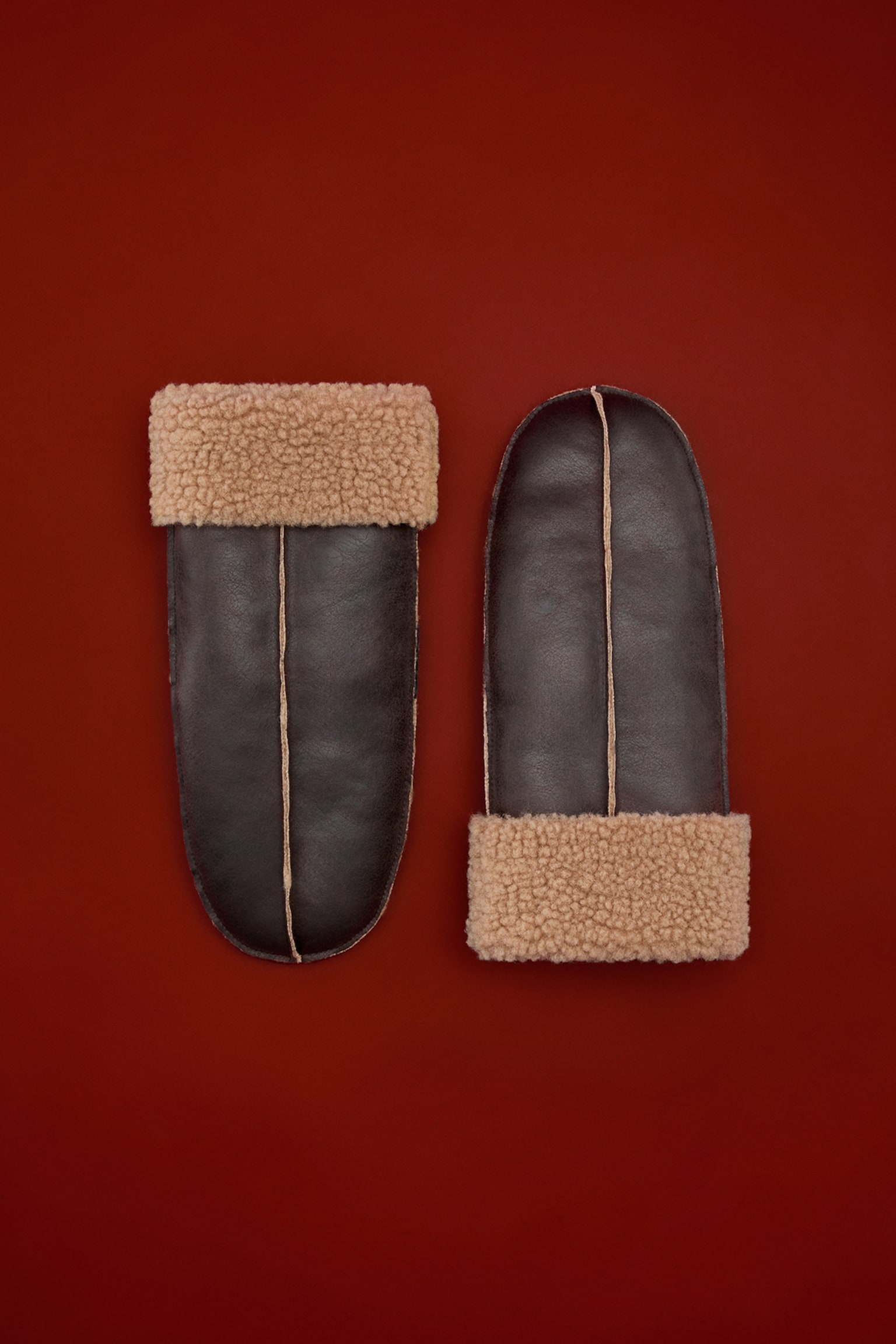 Moufles - Marron foncé - 1