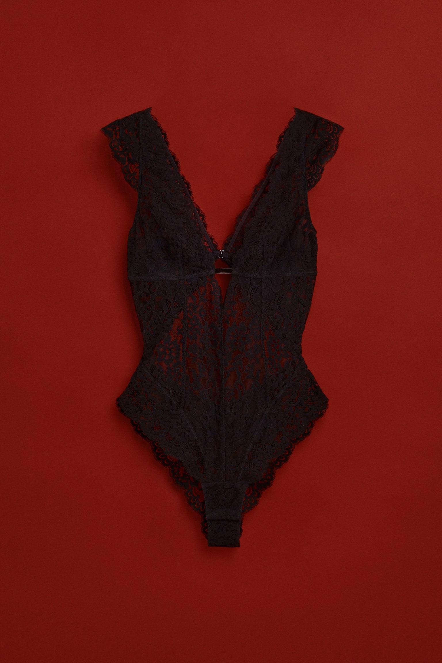 Body en dentelle - Noir - 1