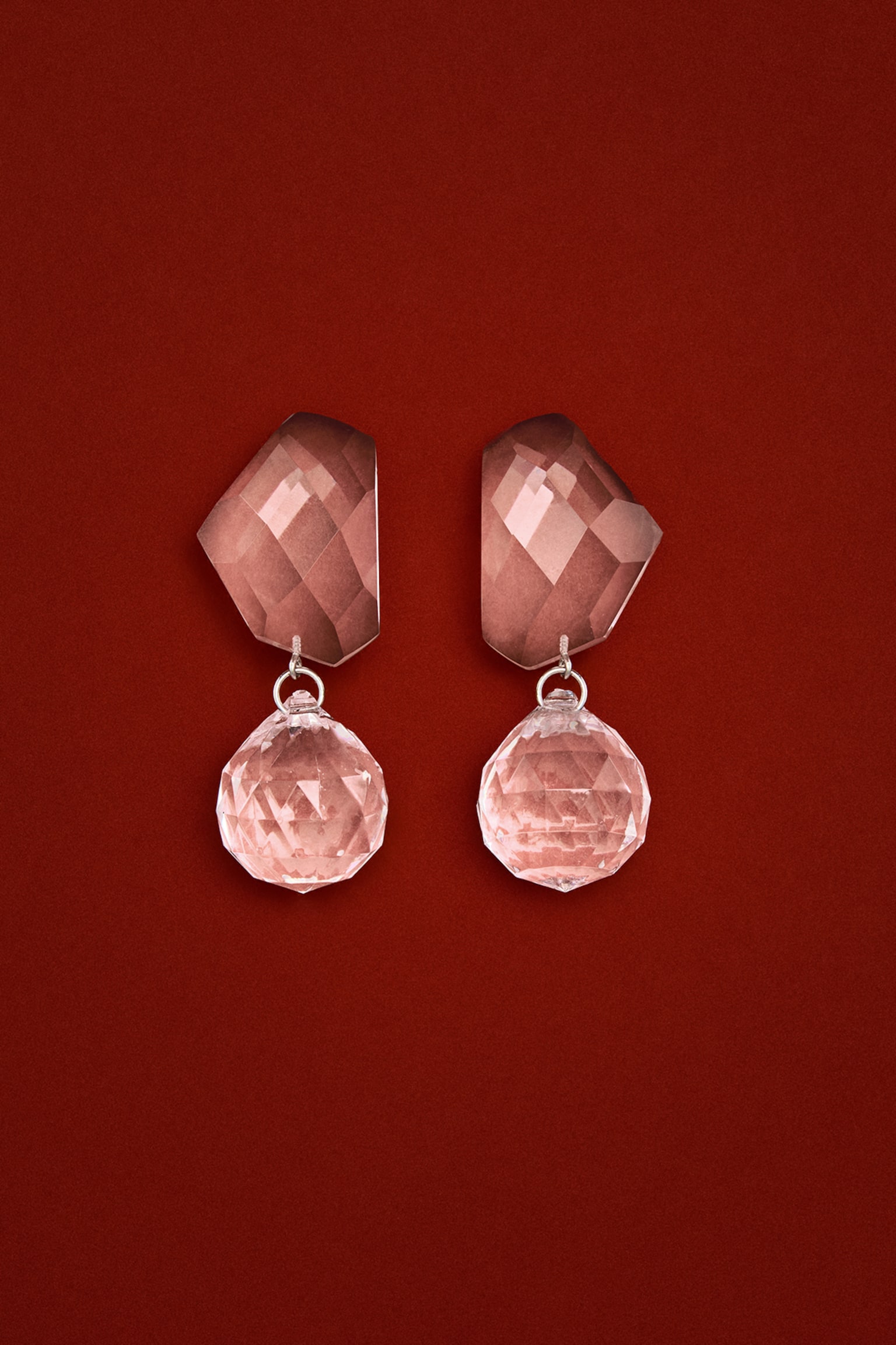Pendant earrings - Transparent - 1