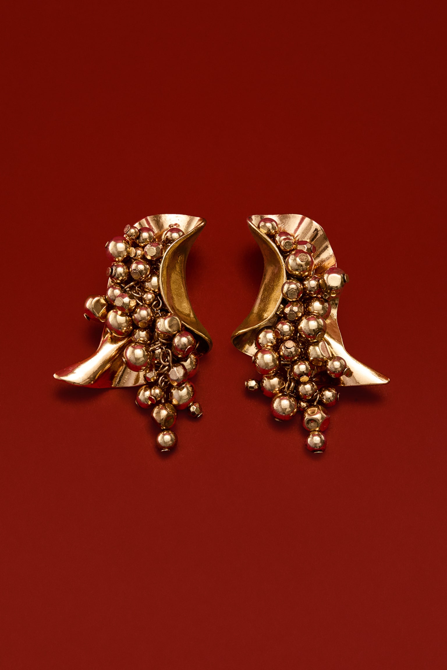 Statement earrings - Doré - 1
