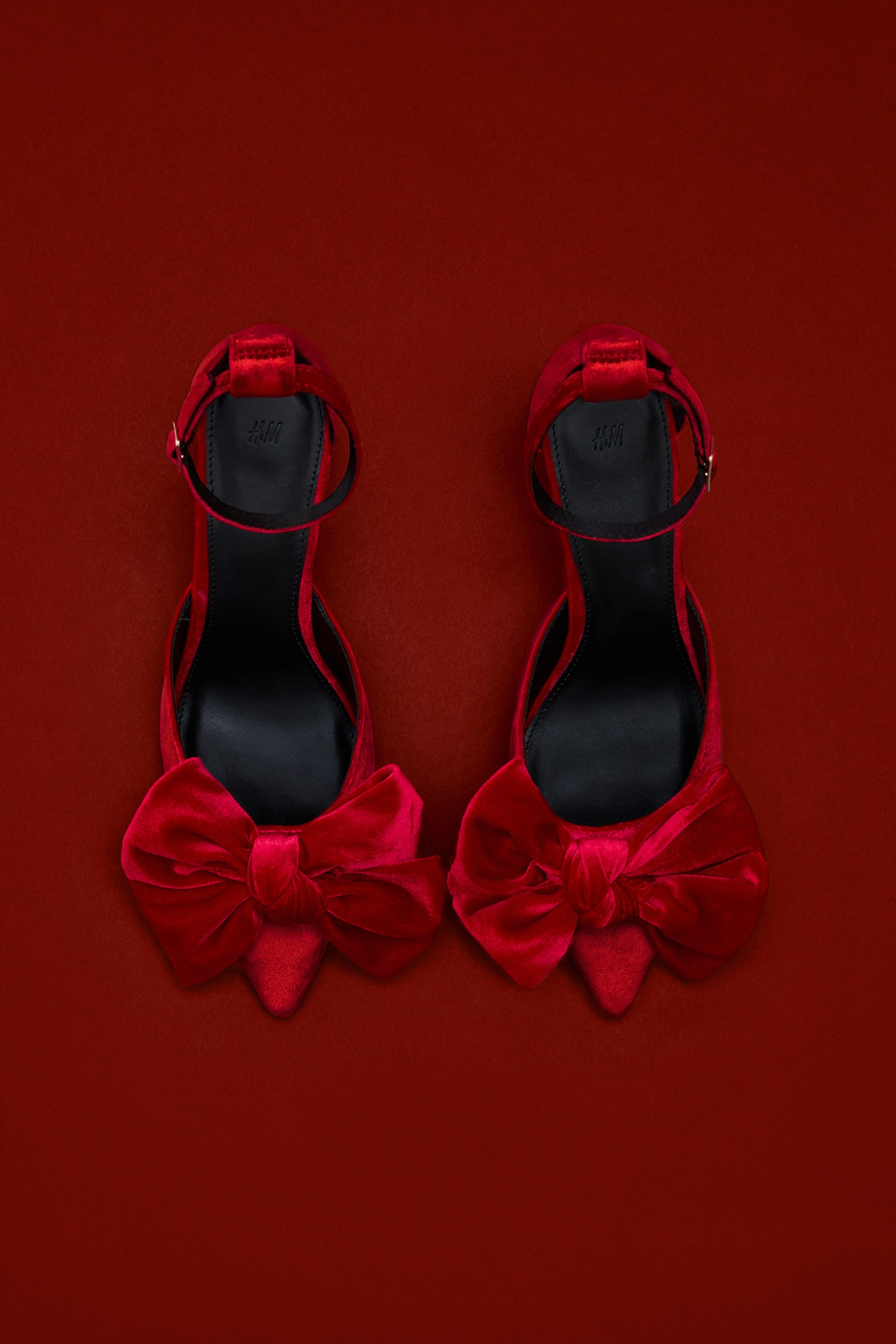 Bow-detail velour court shoes - Rouge/Noir/Marron/imprimé léopard