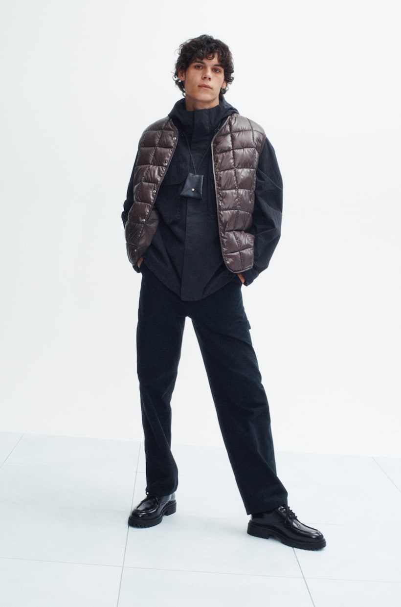 H & m men's coats 2024 for winter